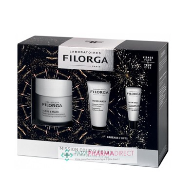 Filorga Scrub & Mask Masque Exfoliant Réoxygénant 55ml Coffret Mission Coup d'éclat