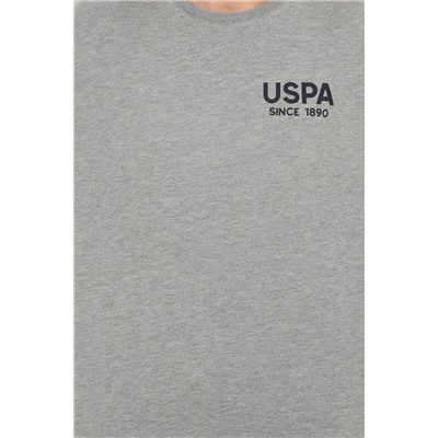 Erkek Gri Melanj Bisiklet Yaka Sweatshirt