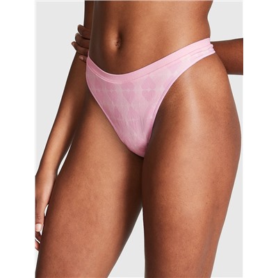 Seamless High-Leg Thong Panty