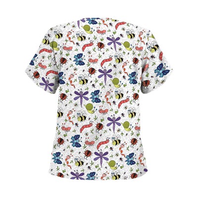 UA A Bug's Life Grey Scrub Top