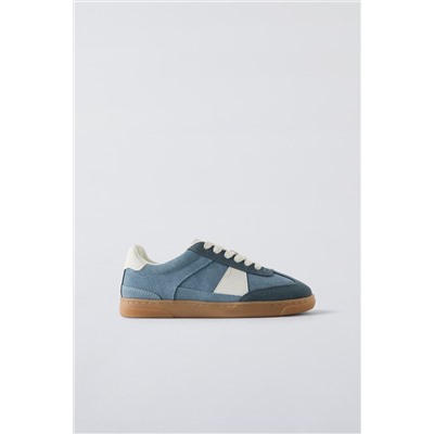 LEATHER TRAINERS