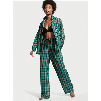 VICTORIA'S SECRET Flannel Long PJ Set