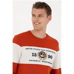 Erkek Kiremit Sweatshirt