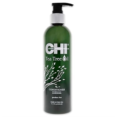 CHI Tea Tree Oil Conditioner, Refreshing, Lightweight Conditioner For Nourishing & Rejuvenating Hair, Sulfate, Paraben, & Cruelty-Free, 11.5 Oz