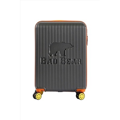 Bad Bear Logo Siyah Büyük Boy Tekerlekli Abs Valiz 95 Lt. 23.01.80.001-C01 ANTRASİT