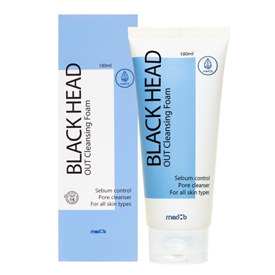 MEDB Black Head Out Cleansing Foam Пенка для умывания против черных точек 180мл
