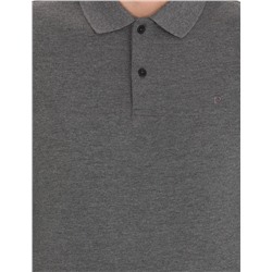 Antrasit Melanj Slim Fit Basic Sweatshirt