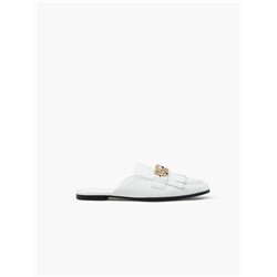 CHAIN LINK LOAFER MULES