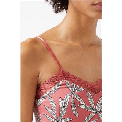 Top lencero Debbie Rojo