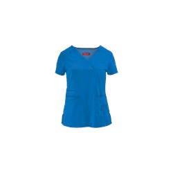 Orange Standard Scrubs Del Mar Mock Wrap Top