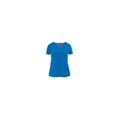 Orange Standard Scrubs Del Mar Mock Wrap Top