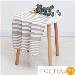 Полотенце Пештемаль LoveLife Marine, цв. мокко, 75х170 см, 80% хл, 20% пэ, 190 г/м2 10424762