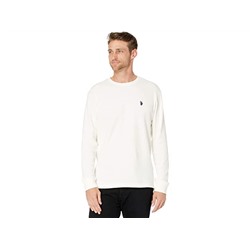U.S. POLO ASSN. Long Sleeve Crew Neck Solid Thermal Shirt