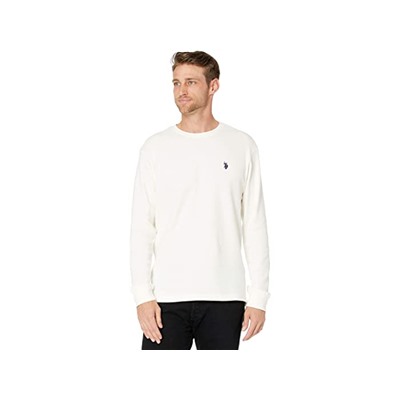 U.S. POLO ASSN. Long Sleeve Crew Neck Solid Thermal Shirt