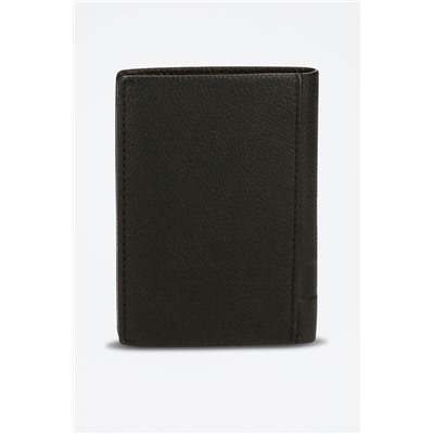 Cartera de piel Jeans Negro