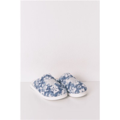 Zapatillas casa borreguito parche oso brillo