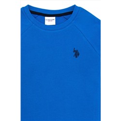 Erkek Çocuk Kobalt Mavi Basic Sweatshirt
