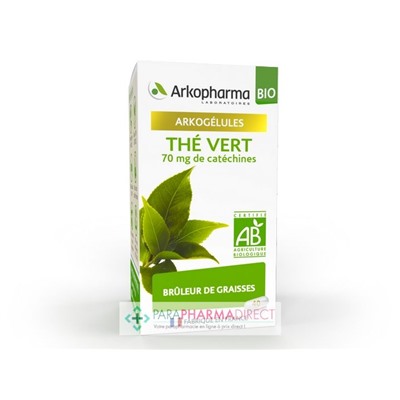 ArkoPharma ArkoGélules - Thé Vert - Brûleur de Graisses - BIO 40 gélules