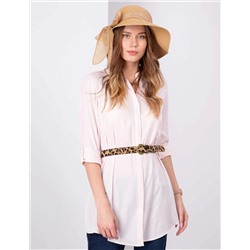 Toz Pembe Comfort Fit Uzun Kollu Gömlek