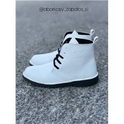 Ab. Zapatos 2619 BLANCO+Vera pelle flores АКЦИЯ