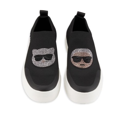 Karl Lagerfeld Paris Clarke Low Top Embellished Slip On Shoes