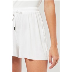 Short de pijama - Blanco