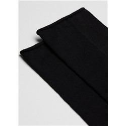 Herren-Knöchelsocken aus Baumwolle ohne Rand