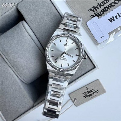 Женские наручные часы инкрустированные кристаллами  Vivienn*e Westwoo*d