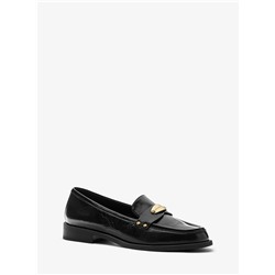 MICHAEL MICHAEL KORS Finley Crinkled Leather Loafer