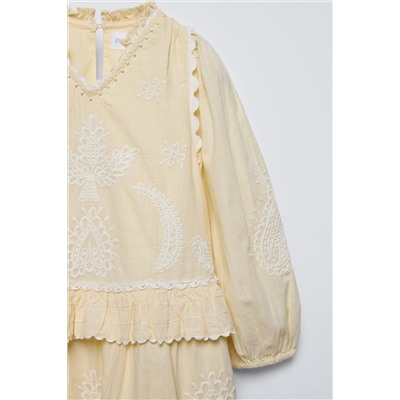 EMBROIDERED DRESS