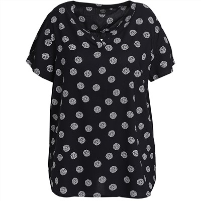 Damen Bluse mit Allover-Motiv