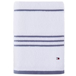Tommy Hilfiger Home Modern American Stripe Cotton Bath Towel, 30" x 54"