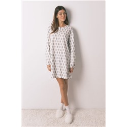 Camisón corto algodón flores