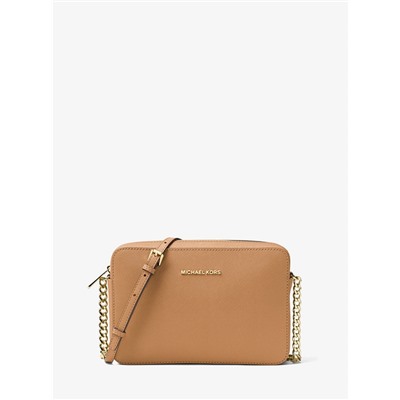 MICHAEL MICHAEL KORS Jet Set Large Saffiano Leather Crossbody