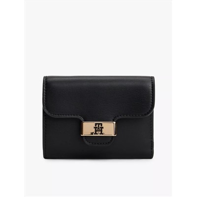 Monogram Clasp Smooth Trifold Wallet
