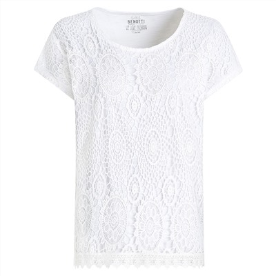 Damen T-Shirt mit Spitze