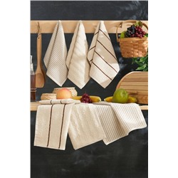 Casnack, Seher 6'lı Mutfak ve El&Yüz Havlu Seti 30x50 cm
