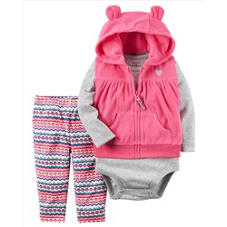 3-Piece Little Vest Set