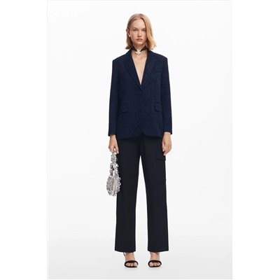 Blazer bordado flores