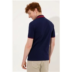 Erkek Lacivert Basic Polo Yaka Tişört