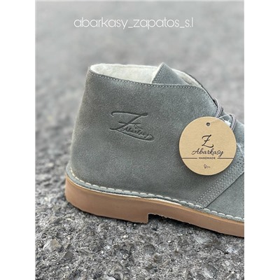AB.Z. 3612/2 Gris-С ДВОЙНЫМИ ШНУРКАМИ