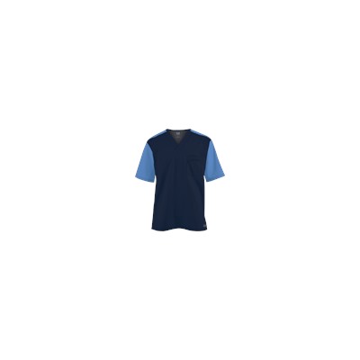 Butter-Soft Scrubs by UA Men's Color Block V-Neck Top
