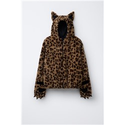 DISFRAZ LEOPARDO EFECTO PELO