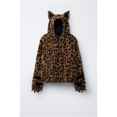 DISFRAZ LEOPARDO EFECTO PELO