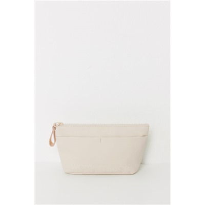 Neceser pequeño rubber beige