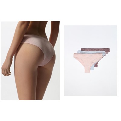 PACK OF 3 MATCHING BRAZILIAN BRIEFS