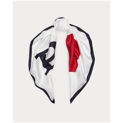 Polo Graphic Silk Scarf