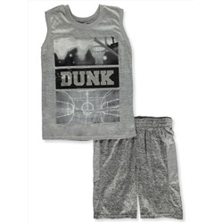 PRO ATHLETE BOYS' 2-PIECE DUNK SHORTS SET OUTFIT