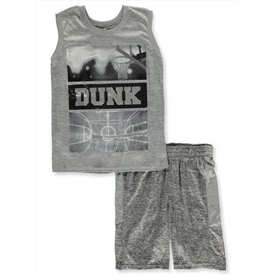 PRO ATHLETE BOYS' 2-PIECE DUNK SHORTS SET OUTFIT