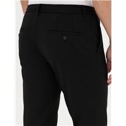 Siyah Ekstra Slim Fit Kumaş Pantolon
